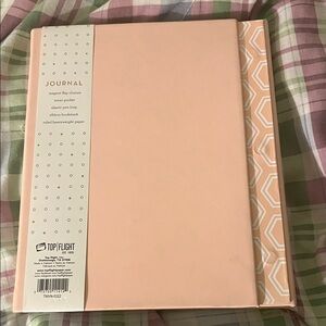 Peach Journal with Magnetic Closure